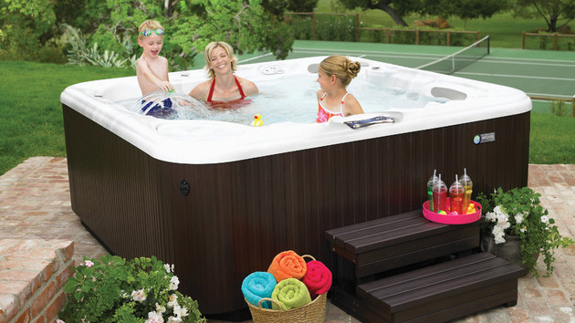 Square Hot Tub