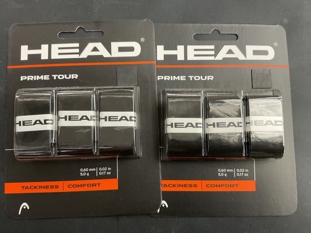 Head Prime Tour Overgrips - Black