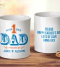 Number 1 Dad Mug